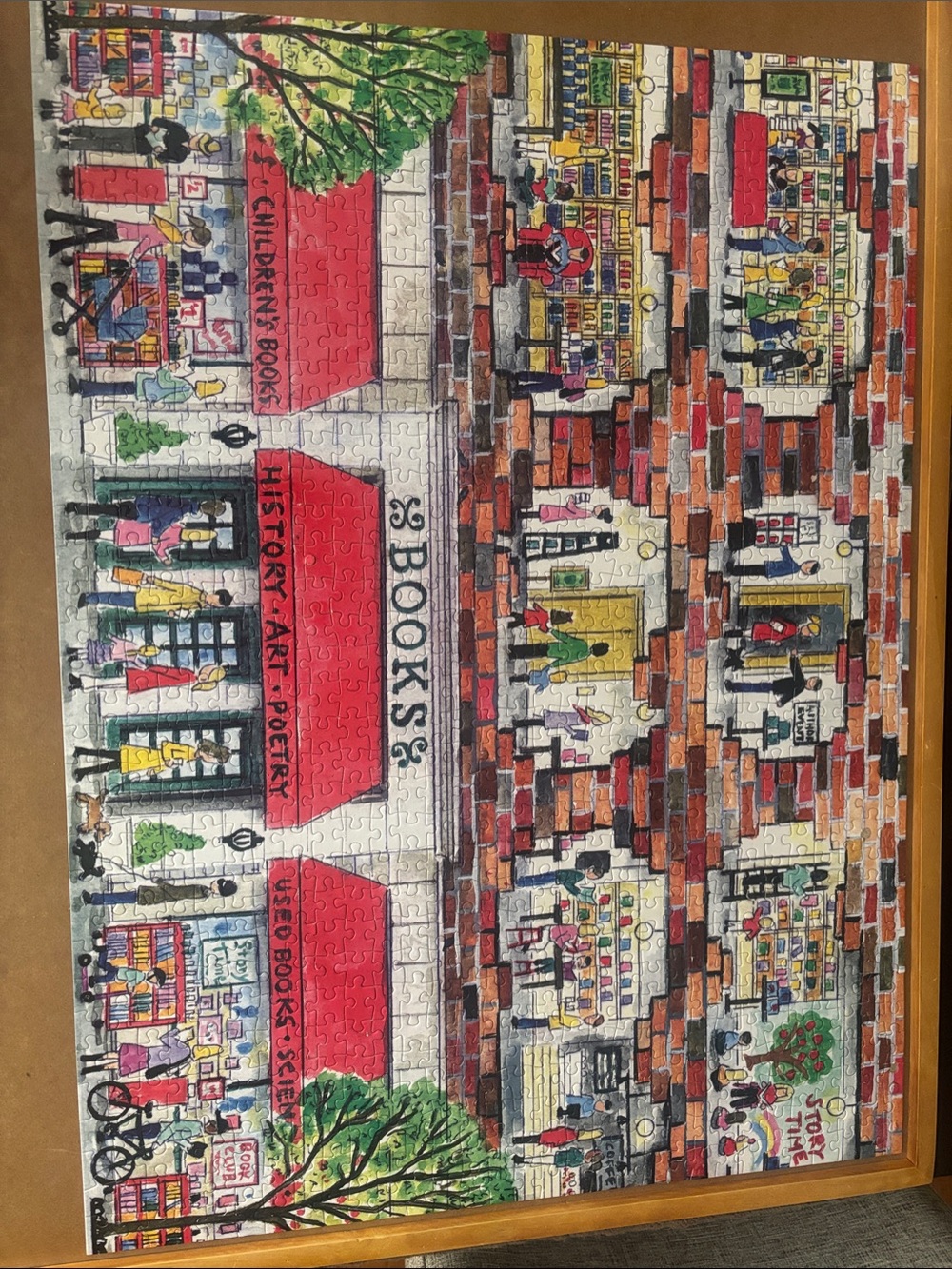 A Day at the Bookstore 1000-Piece Puzzle